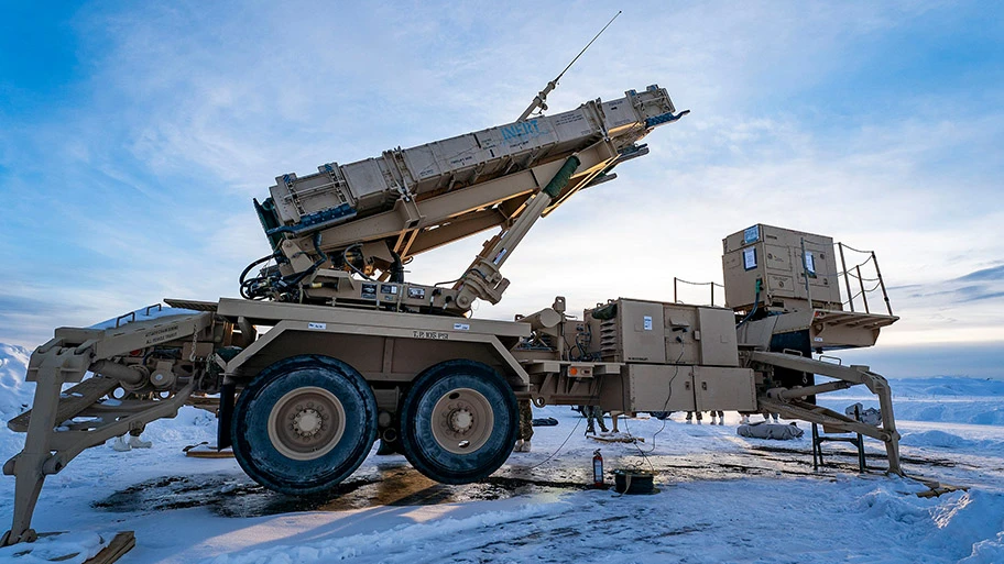 Patriot-Luftabwehr der US-Armee auf Alaska, März 2022.