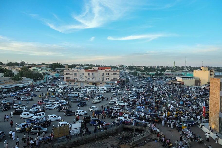 Zentrum von El-Fasher nördlich von Darfur.