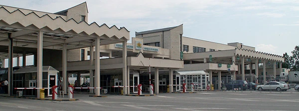 Checkpoint Kulata an der griechisch-bulgarischen Grenze.