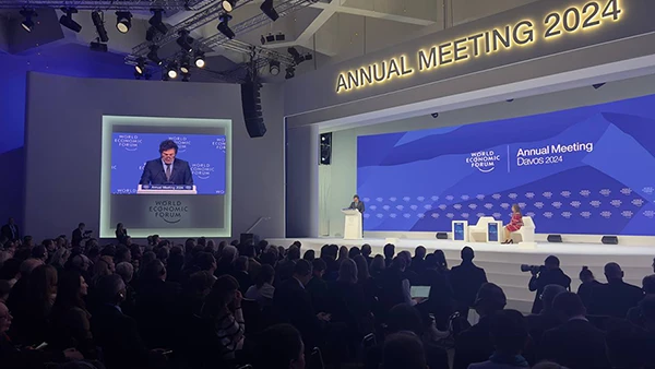 WEF-Meeting in Davos 2024.