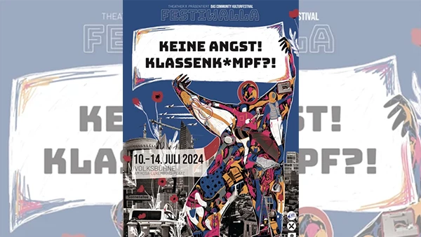 Plakat zum Kulturfestival 2024 in Berlin.