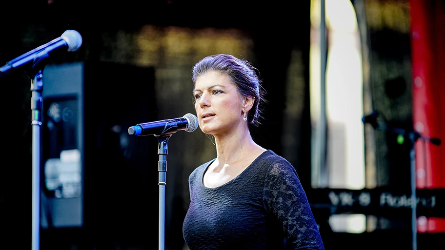 Sahra Wagenknecht in Leipzig, Juni 2019.