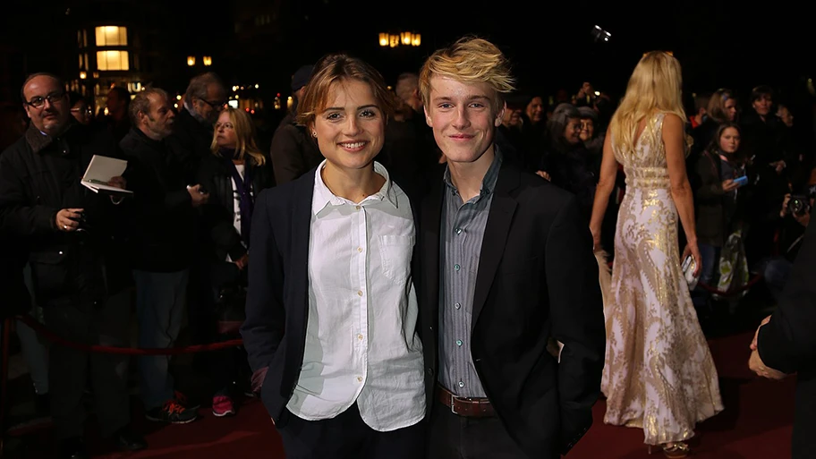 Louis Hofmann (rechts) beim Hessischen Film- und Kinopreis 2015.