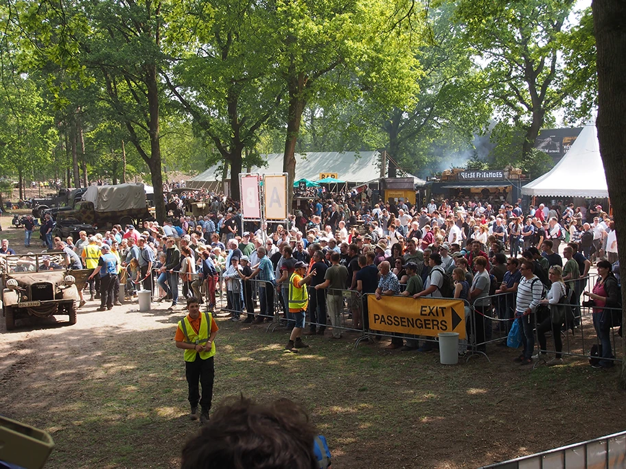 Die Veranstaltung „Militracks 2019“ im Kriegsmuseum Overloon, Niederlande, 19. Mai 2019.