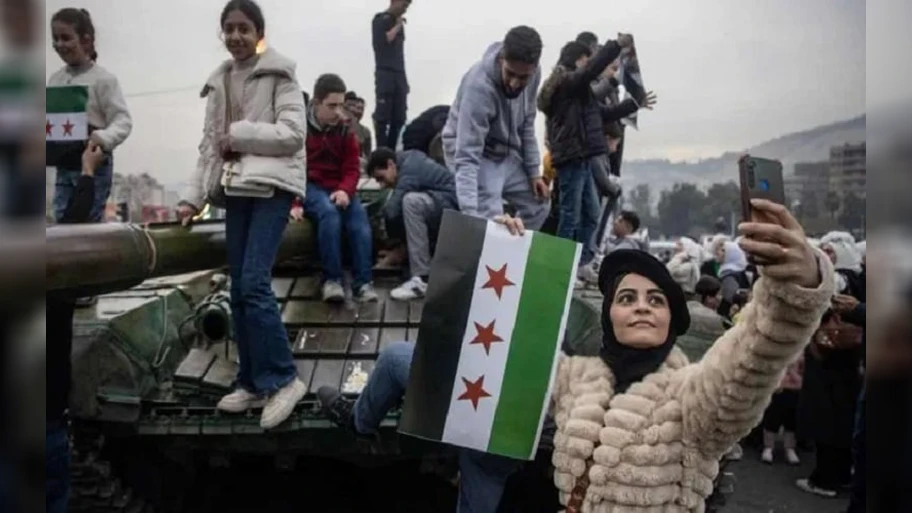 Syrien während der Revolution.