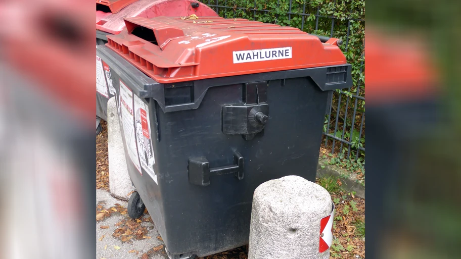 Wahlurne in Salzburg.