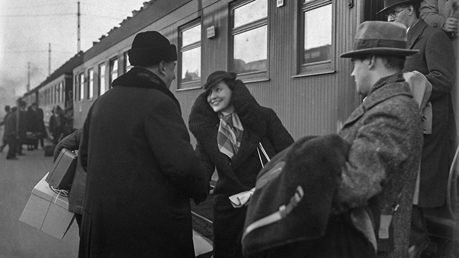 Zarah Leander in Helsinki, 3. April 1934.