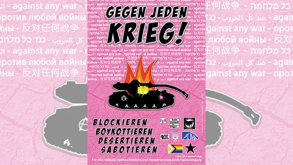 Gegen jeden Krieg.