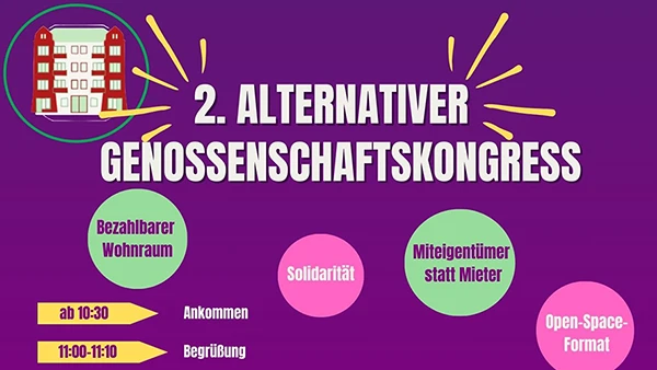 2. Alternativer Genossenschaftskongress in Hamburg.