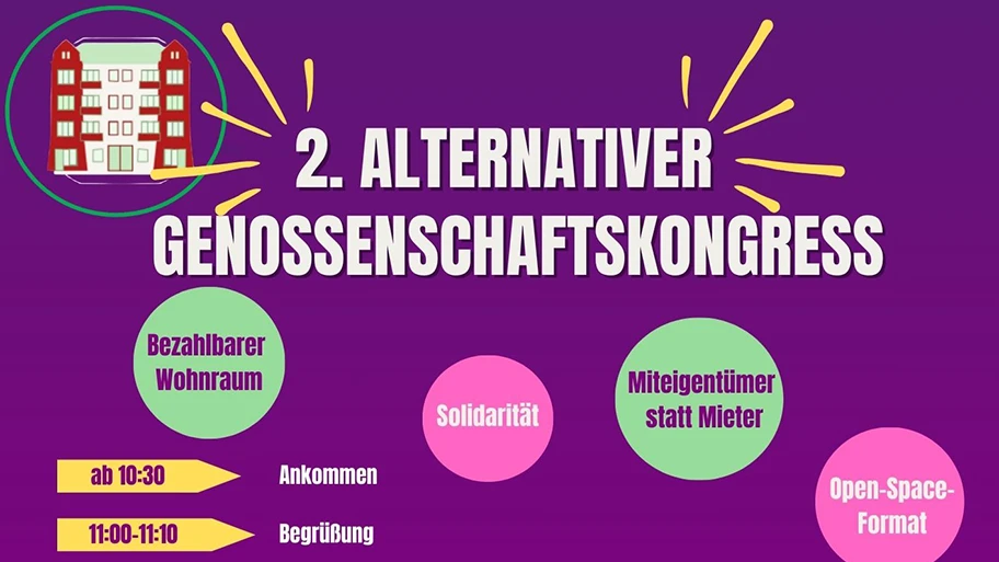 2. Alternativer Genossenschaftskongress in Hamburg.