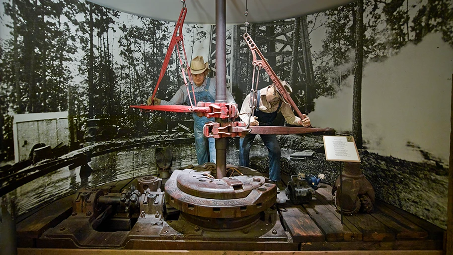 Öl-Museum in Texas auf dem Campus des Kilgore College.