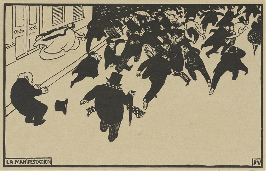 La manifestation (1893).
