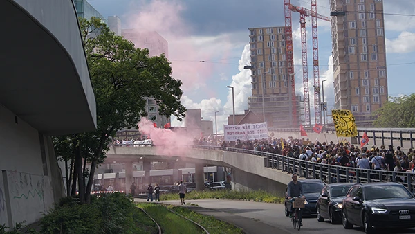 Fotoreportage zum 1. Mai 2024 in Zürich.